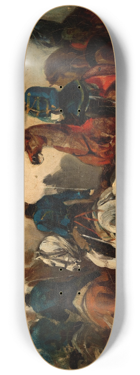 Piotr Michaowski - Detachment of Austrian Hussars 8.25 inch art skate deck