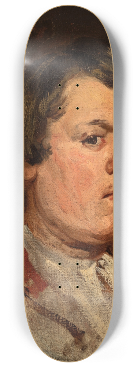 Piotr Michaowski - Farm-hand, portrait study 8.25 inch art skate deck