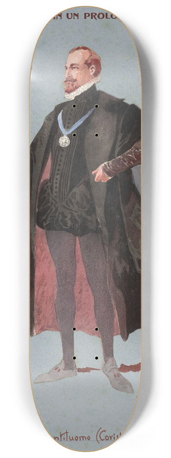 Pipein Gamba - Gentiluomo (Corista) 8.25 inch art skate deck