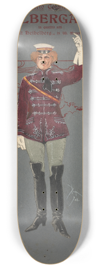 Pipein Gamba - Studenti atto I e II 8.25 inch art skate deck