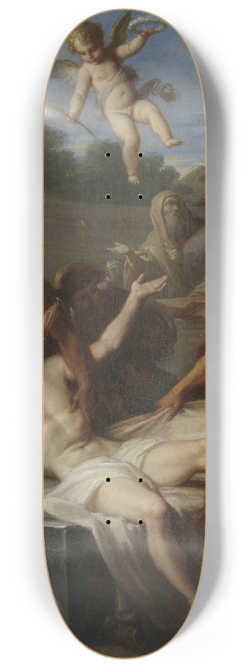 Placido Costanzi - The Martyrdom of Saint Lawrence 8.25 inch art skate deck