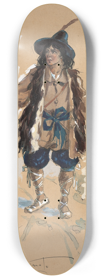 Plinio Codognato - 2 comparse 8.25 inch art skate deck