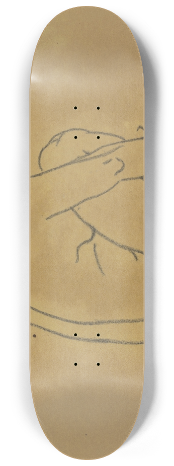 Aristide Maillol - Auf dem Boden hockende Frau 8.25 inch art skate deck