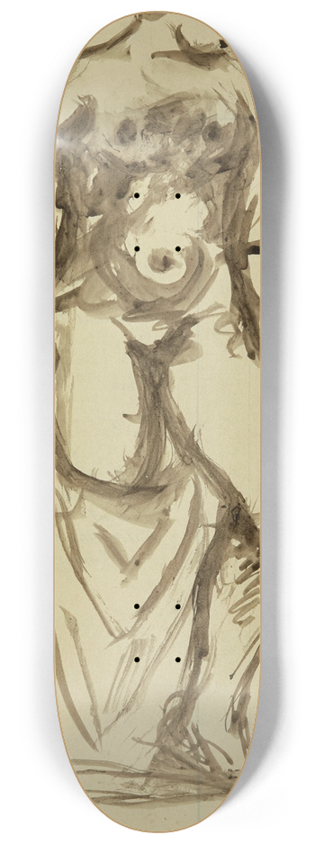 Aristide Maillol - Baigneuse, portrait de Madame Maillol 8.25 inch art skate deck