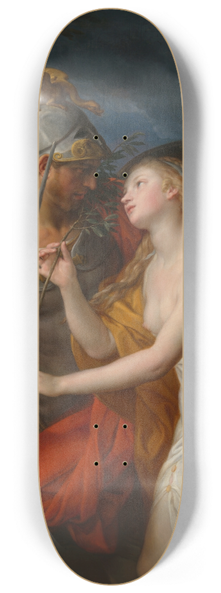 Pompeo Batoni - Allegory of Peace and War 8.25 inch art skate deck