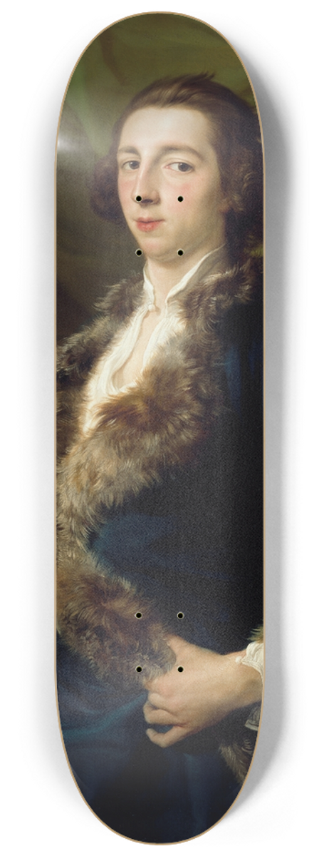 Pompeo Batoni - Joseph Leeson, later 2nd Earl of Milltown (1730-1801) 8.25 inch art skate deck