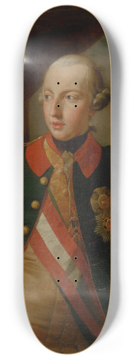 Pompeo Batoni - Study for the Portrait of Emperor Joseph II 8.25 inch art skate deck