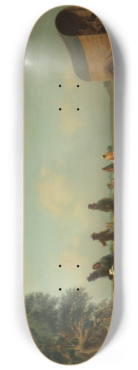 Prilidiano Pueyrredn - Un alto en el campo 8.25 inch art skate deck