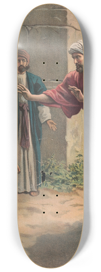 Providence Lith. Co - The cities of refuge 8.25 inch art skate deck
