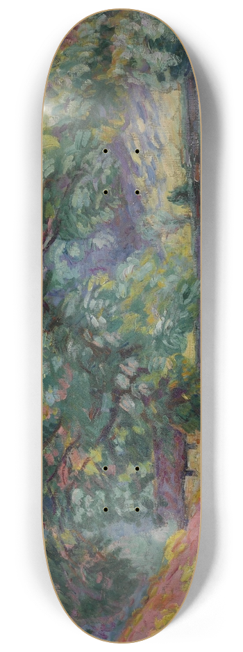Armand Guillaumin - Arbres en le-de-France 8.25 inch art skate deck