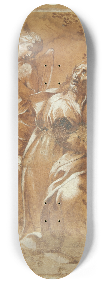Raffaellino dal Colle - Jesus i Gethsemane have 8.25 inch art skate deck