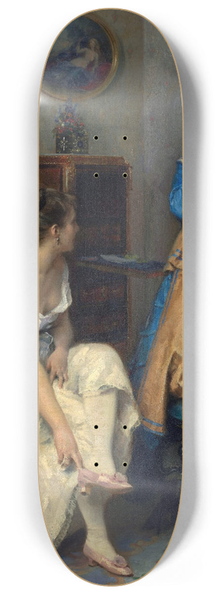 Raimundo de Madrazo y Garreta - Confidences 8.25 inch art skate deck