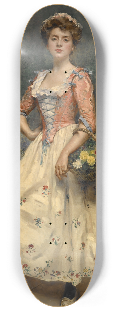 Raimundo de Madrazo y Garreta - Spring Beauty 8.25 inch art skate deck