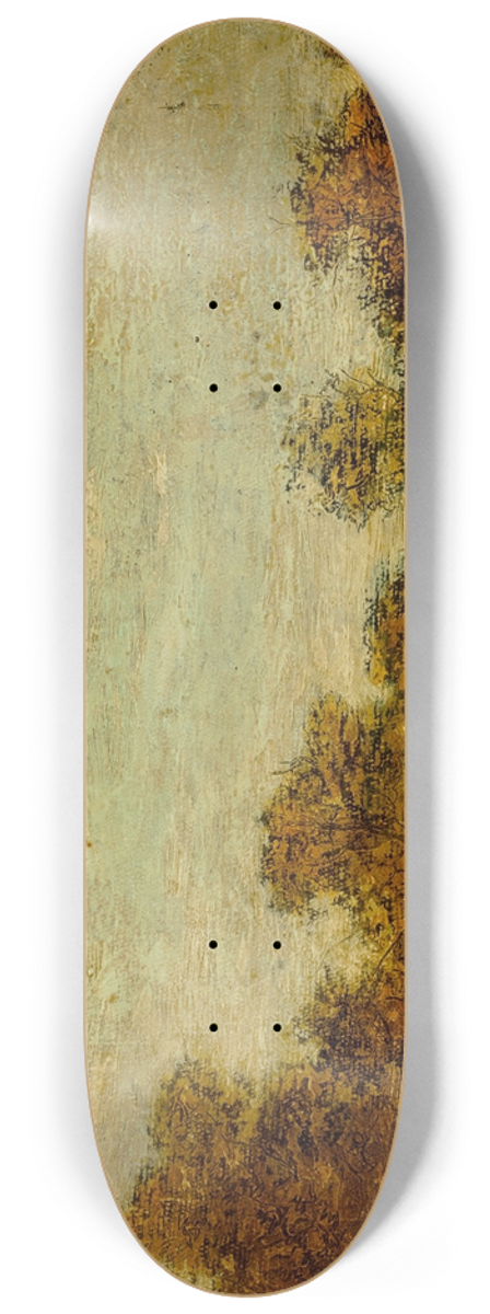 Ralph Albert Blakelock - Encampment at Sunset 8.25 inch art skate deck