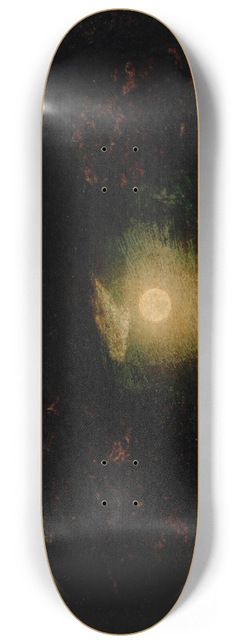 Ralph Albert Blakelock - Moonlight 8.25 inch art skate deck