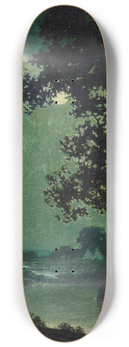 Ralph Albert Blakelock - Moonlight 8.25 inch art skate deck
