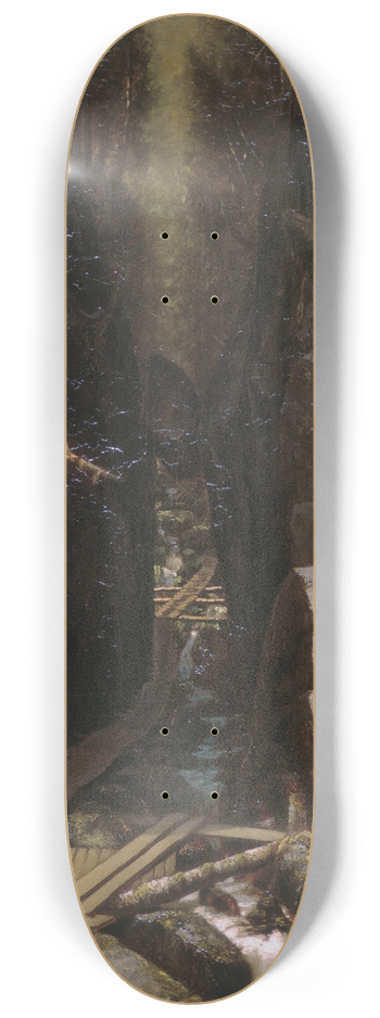 Ralph Albert Blakelock - The Boulder and the Flume 8.25 inch art skate deck