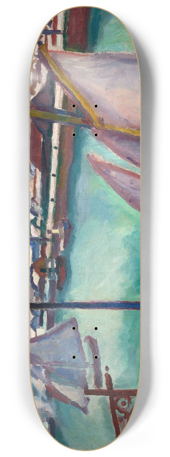 Raoul Dufy - Les Barques 8.25 inch art skate deck