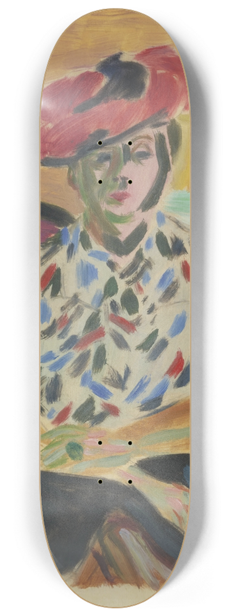 Raoul Dufy - Portrait de Berthe 8.25 inch art skate deck
