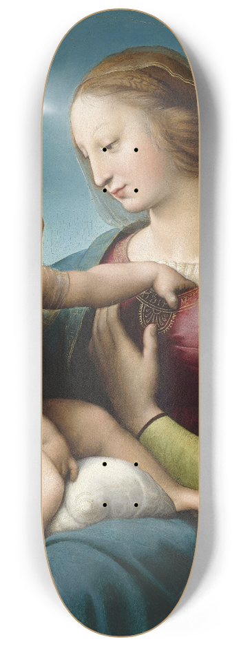 Raphael - The Niccolini-Cowper Madonna 8.25 inch art skate deck