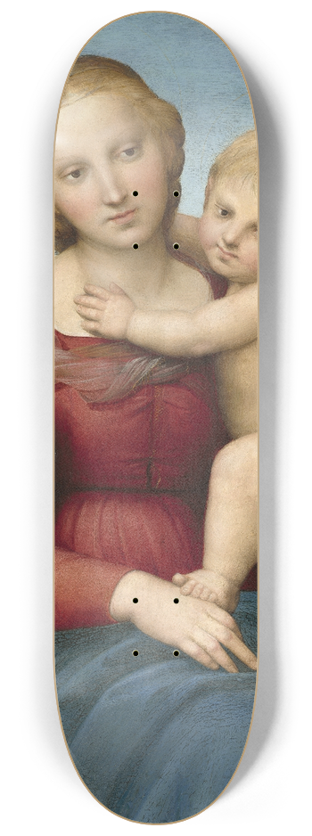 Raphael - The Small Cowper Madonna 8.25 inch art skate deck
