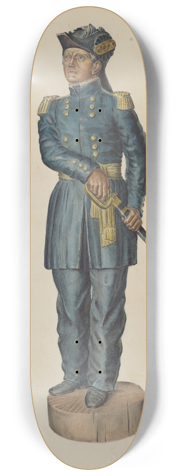 Raymond Chard - Carved Figure 8.25 inch art skate deck