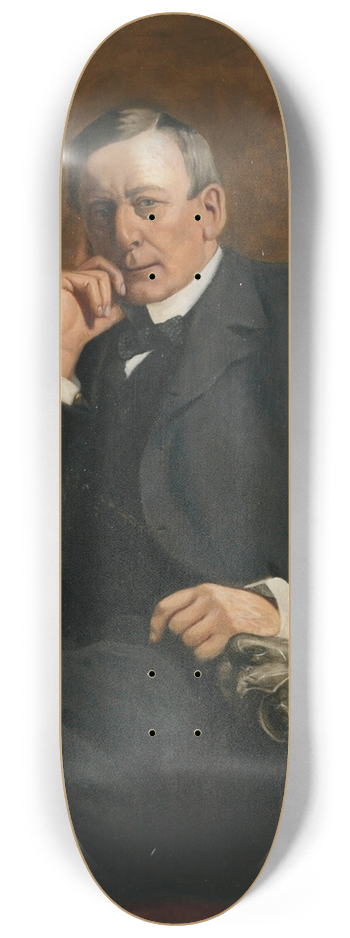 Raymond McIntyre - Portrait of William Rolleston 8.25 inch art skate deck