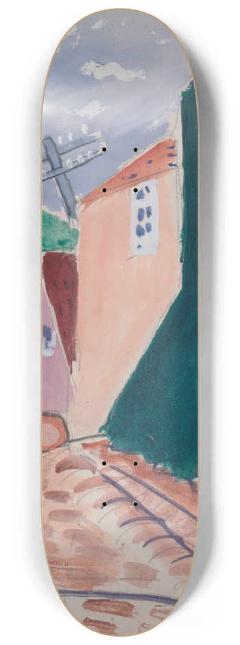 Raymond McIntyre - Scene in Berkshire 8.25 inch art skate deck