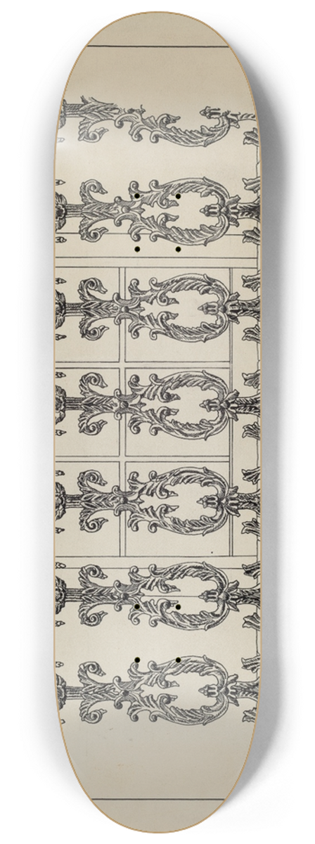 Ray Price - Cast Iron Balcony Rail 8.25 inch art skate deck