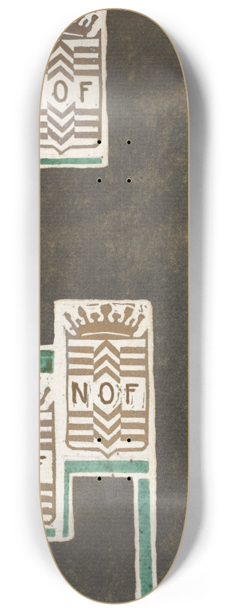Reijer Stolk - Ontwerp voor affiche voor Delftsche Slaolie 8.25 inch art skate deck