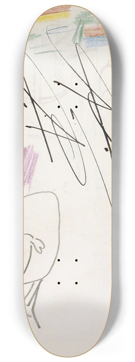 Reijer Stolk - Twee kippen 8.25 inch art skate deck