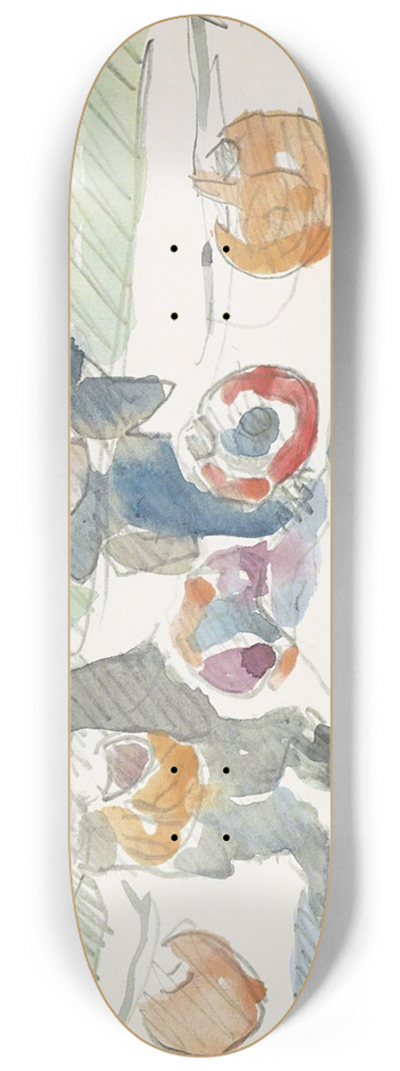 Reijer Stolk - Twee mannen op een straat 8.25 inch art skate deck