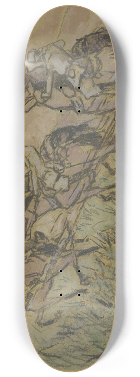 Reinhard Pfaehler von Othegraven - Artillerie in Russisch-Polen fhrt in Gefechtsstellung 8.25 inch art skate deck