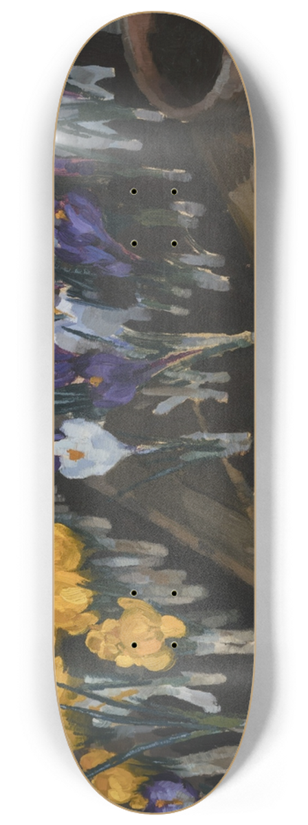 Reinhold Max Eichler - Krokusse 8.25 inch art skate deck