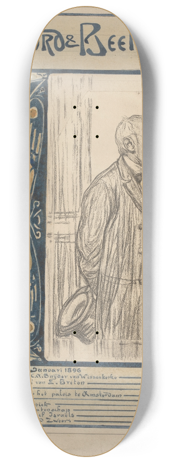 Reinier Willem Petrus de Vries - Woord en Beeld. Gellustreerd Maandblad 8.25 inch art skate deck