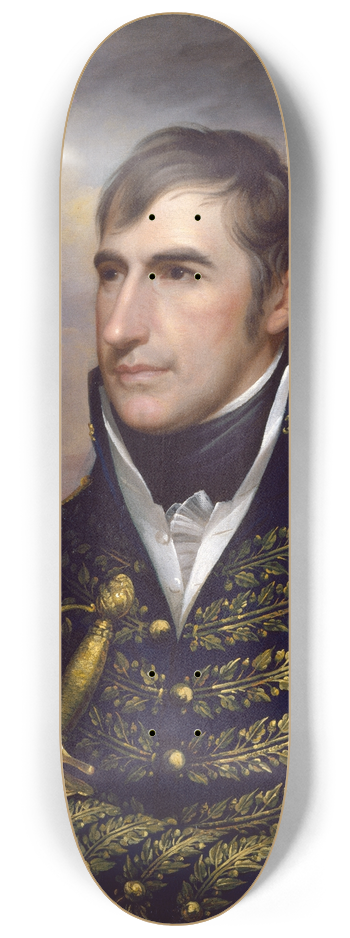 Rembrandt Peale - William Henry Harrison 8.25 inch art skate deck