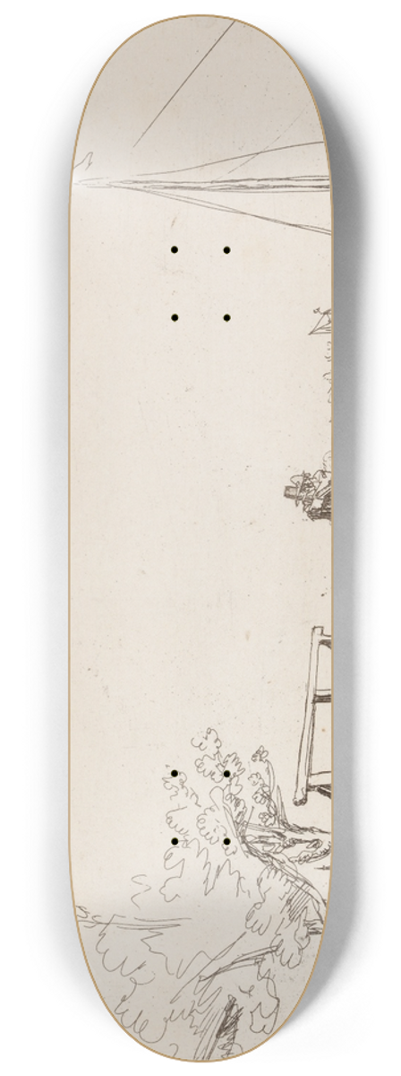 Rembrandt van Rijn - Jan Six bridge 8.25 inch art skate deck