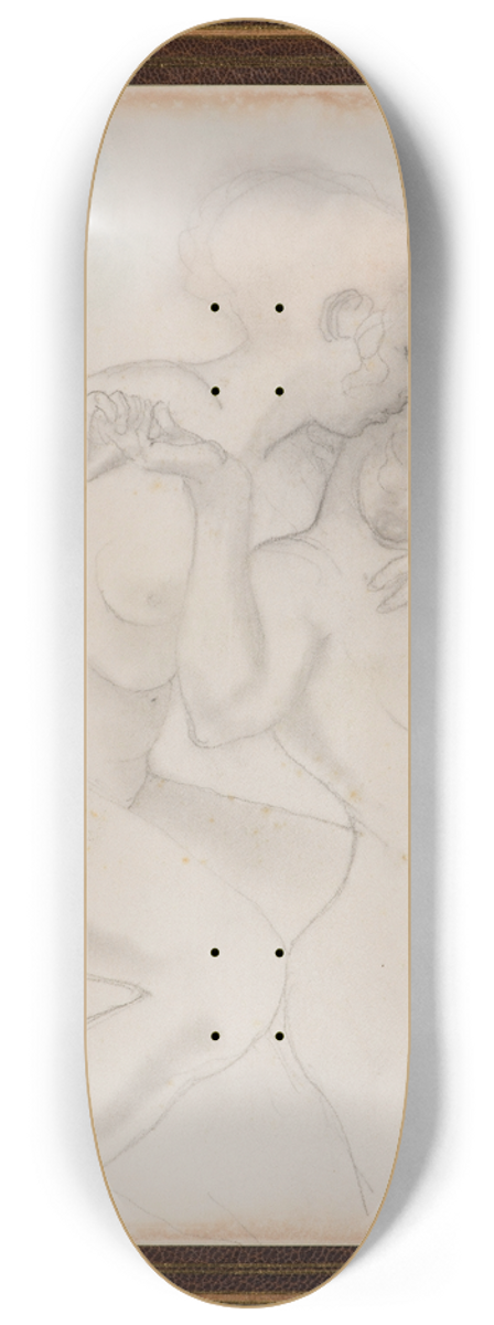 Armand Rassenfosse - Les Fleurs du Mal 8.25 inch art skate deck