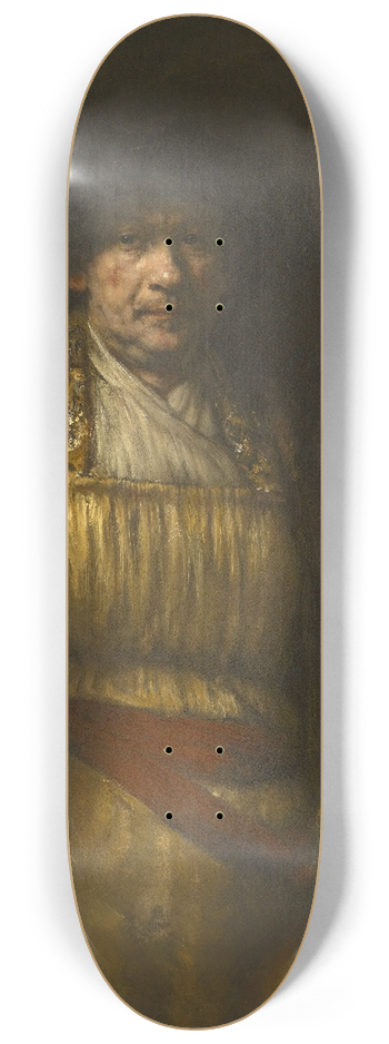 Rembrandt van Rijn - Self-portrait 8.25 inch art skate deck