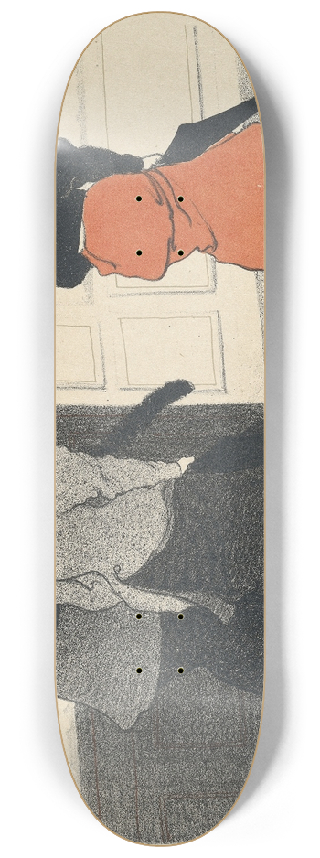 Ren Georges Hermann-Paul - Milliners 8.25 inch art skate deck