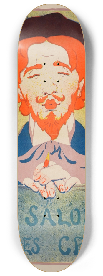 Ren Georges Hermann-Paul - Salon des Cent 8.25 inch art skate deck