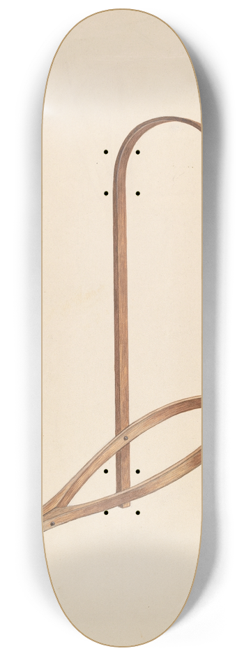 Rex F. Bush - Bootjack 8.25 inch art skate deck