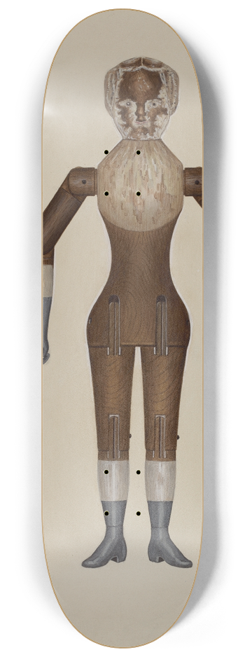 Rex F. Bush - Doll  Elissa 8.25 inch art skate deck