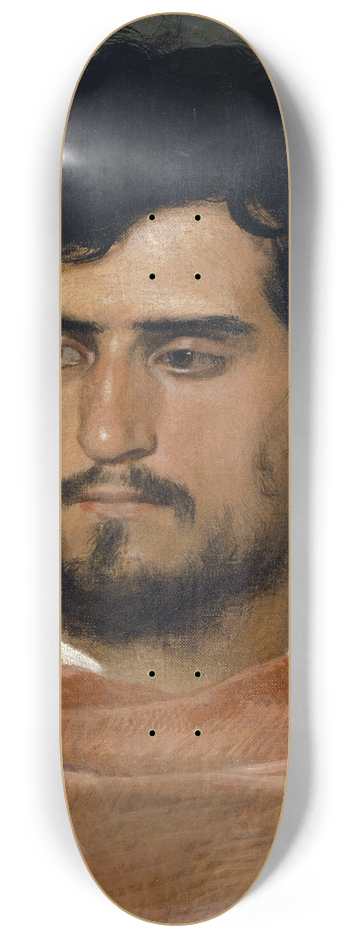 Arnold Bcklin - Head Of A Roman 8.25 inch art skate deck