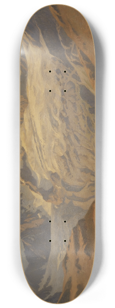 Rgnault Sarasin - The Moming Seen from Riffelalp 8.25 inch art skate deck