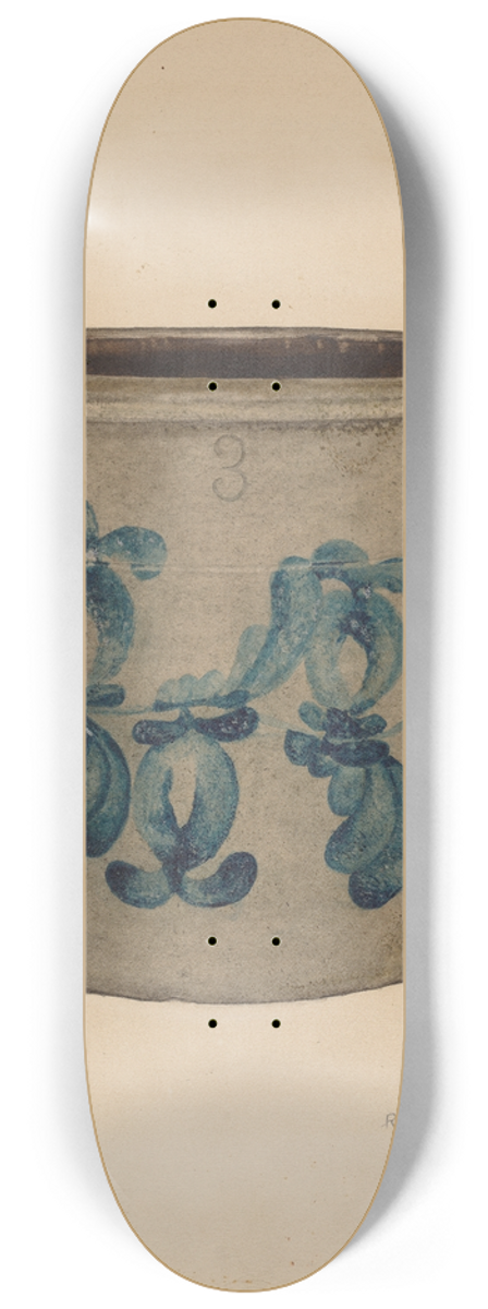 Richard Barnett - Stoneware Jar 8.25 inch art skate deck