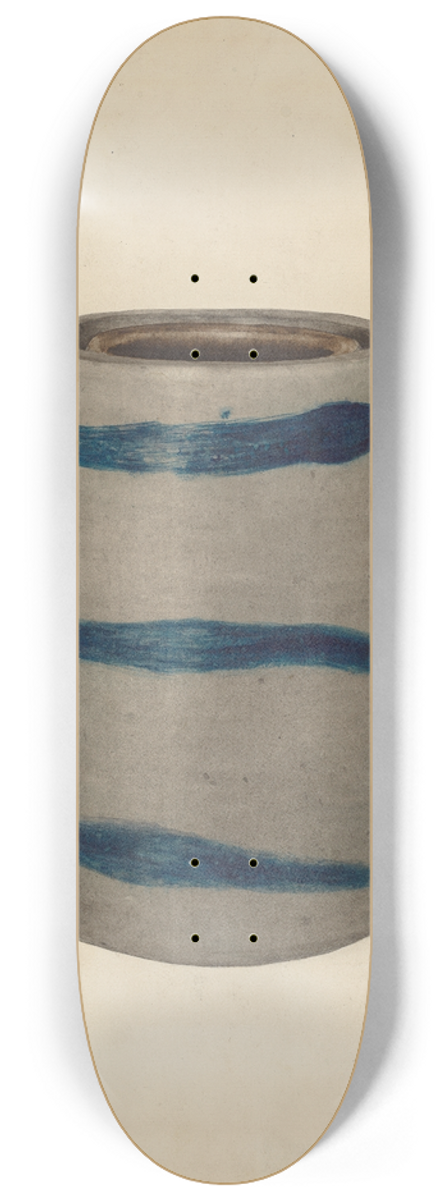 Richard Barnett - Stoneware Jar 8.25 inch art skate deck