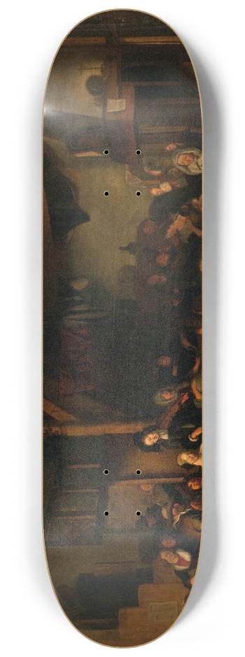 Richard Brakenburgh - Tavern Scene 8.25 inch art skate deck