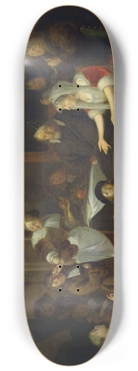 Richard Brakenburgh - The Feast of St Nicholas 8.25 inch art skate deck