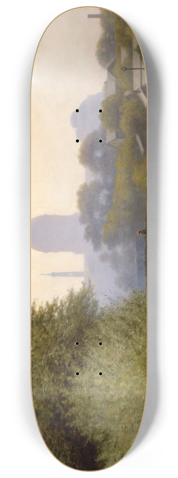 Richard Buckner Gruelle - The CanalMorning Effect 8.25 inch art skate deck